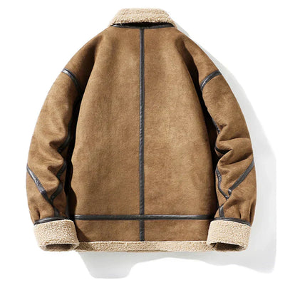 Harvard™ - Vintage Style Warm Suede Jacket