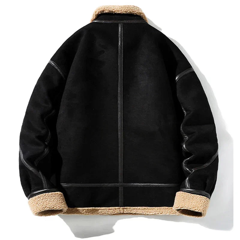 Harvard™ - Vintage Style Warm Suede Jacket