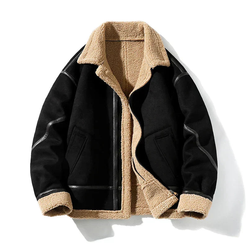 Harvard™ - Vintage Style Warm Suede Jacket